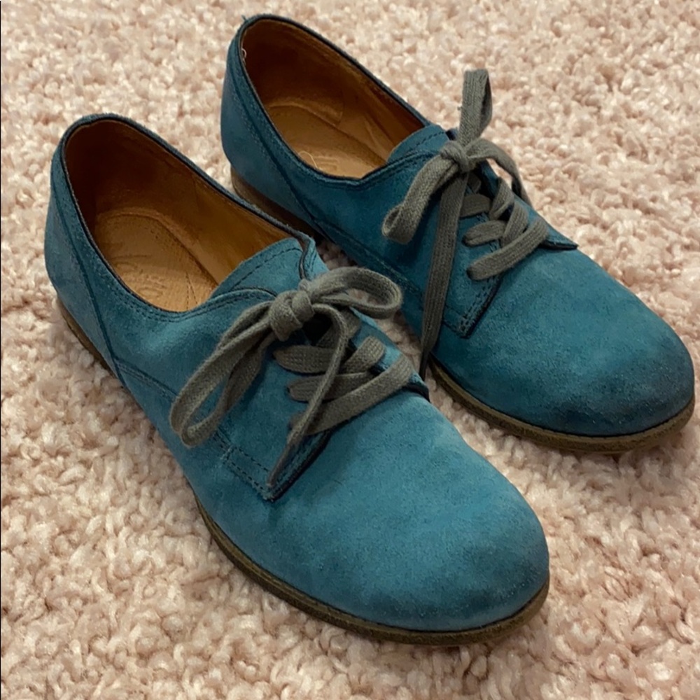 Suede shoes